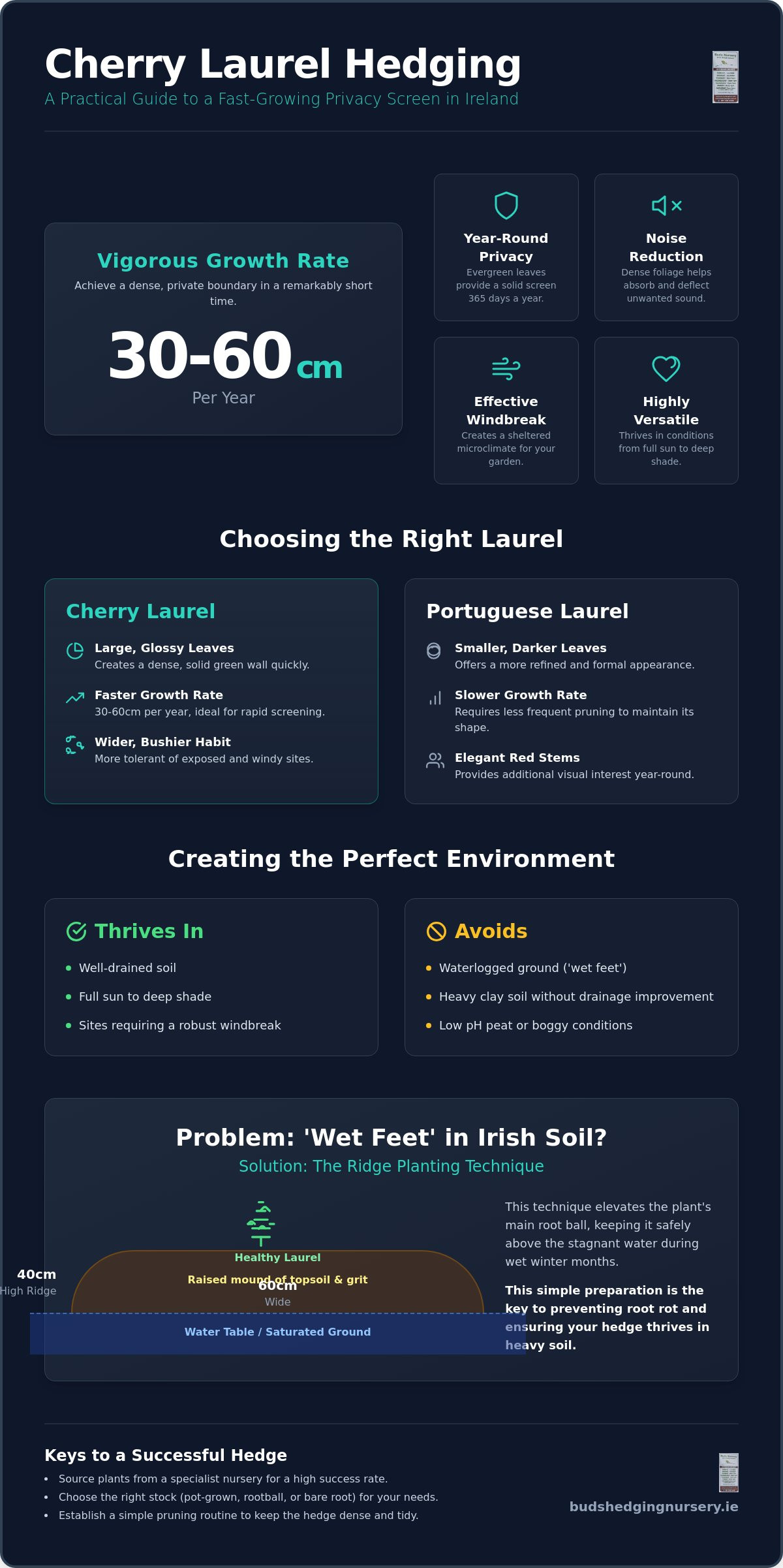 Cherry Laurel Hedging Cavan: The Complete Guide to Ireland’s Best Privacy Screen