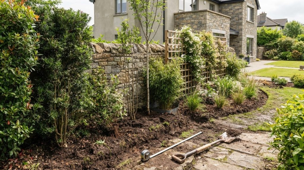 How to create garden privacy quickly: compare planting options and costs