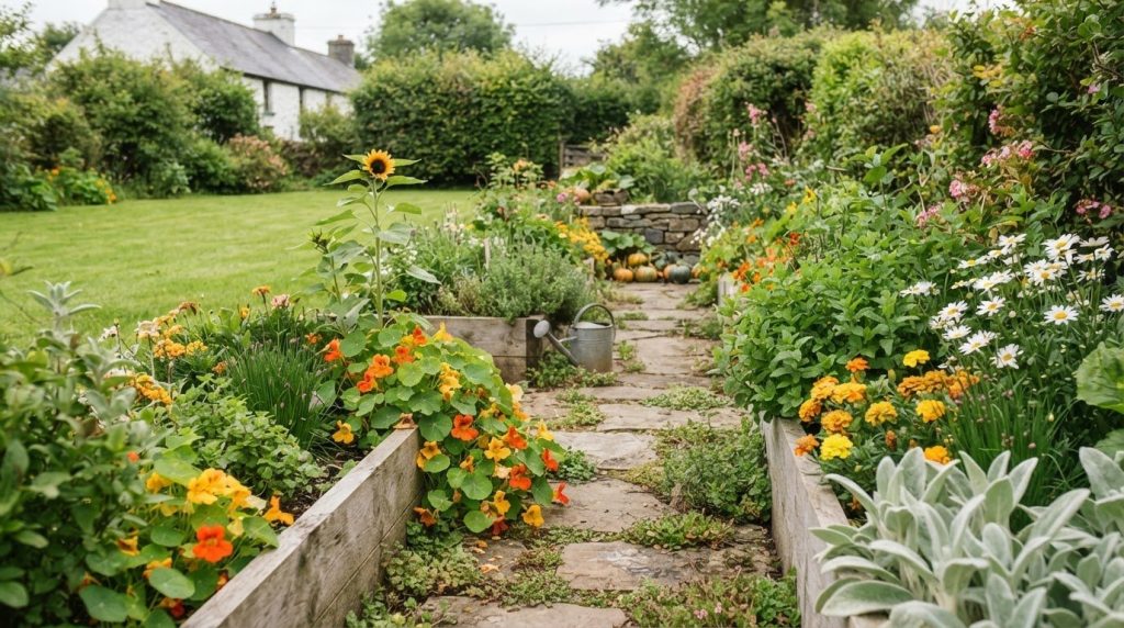 Seasonal colour and child safe garden plants to pick
